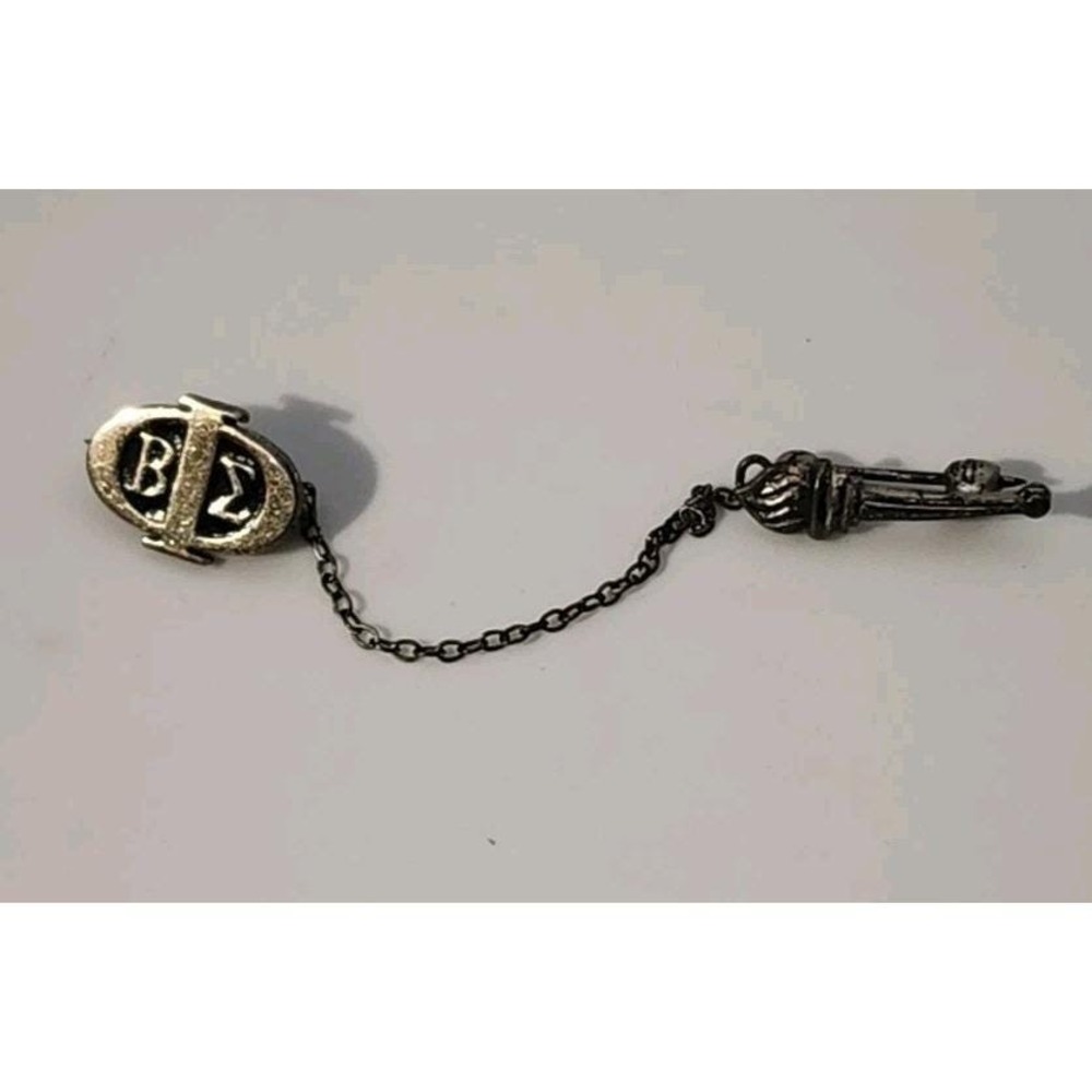 Vintage Beta Sigma Phi ΒΣΦ pin‎ with torch